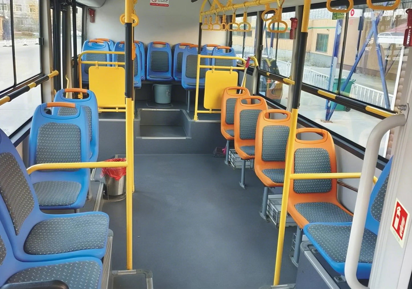 Huanghai Auto 8.5m Pure Electric Bus Rear Battery DD6851EV