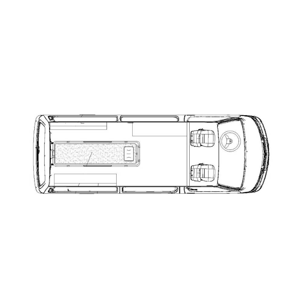 Jinbei Haise Darren Night High-Roof Luxury Transfer Ambulance